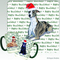 Whippet Holiday Mug