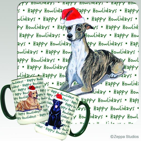 Whippet Holiday Mug