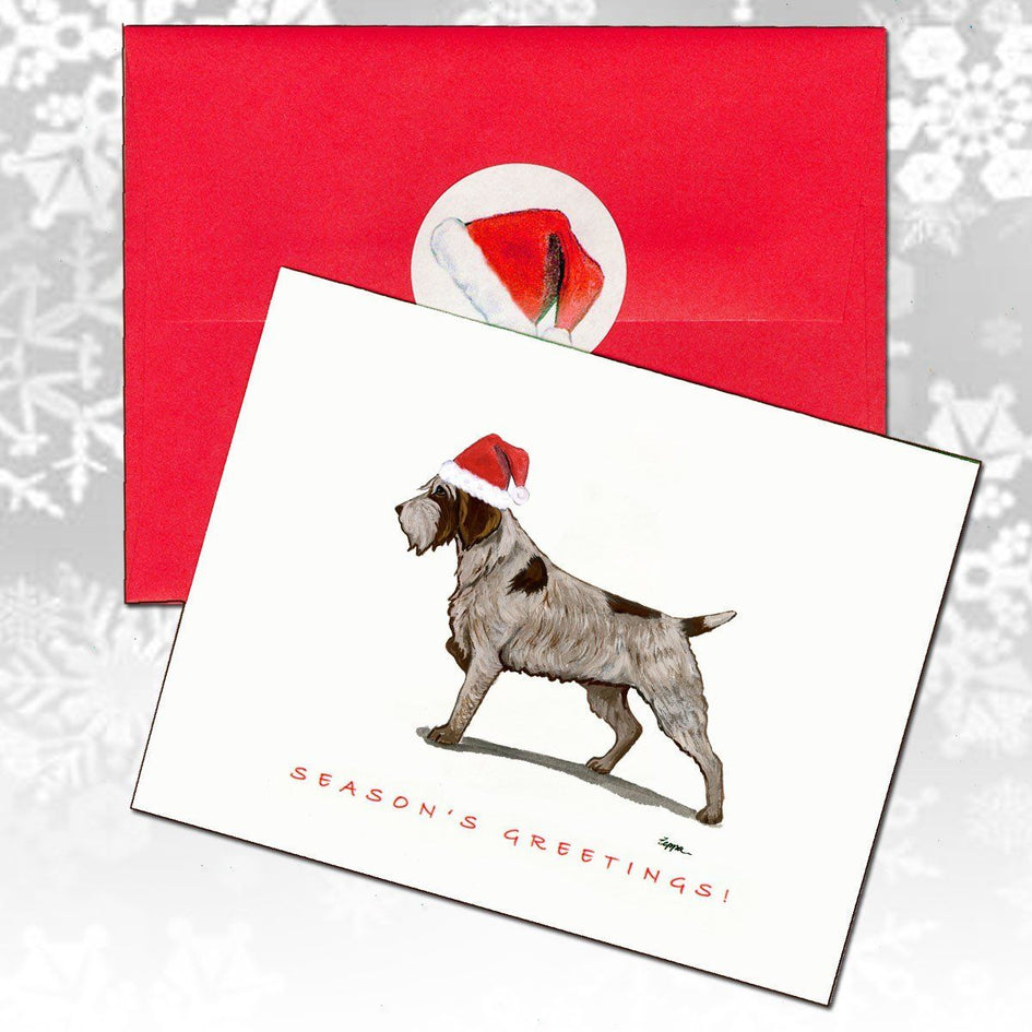 Wirehaired Pointing Griffon Christmas Note Cards