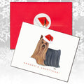 Yorkshire Terrier Christmas Note Cards