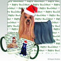 Yorkshire Terrier Holiday Mug