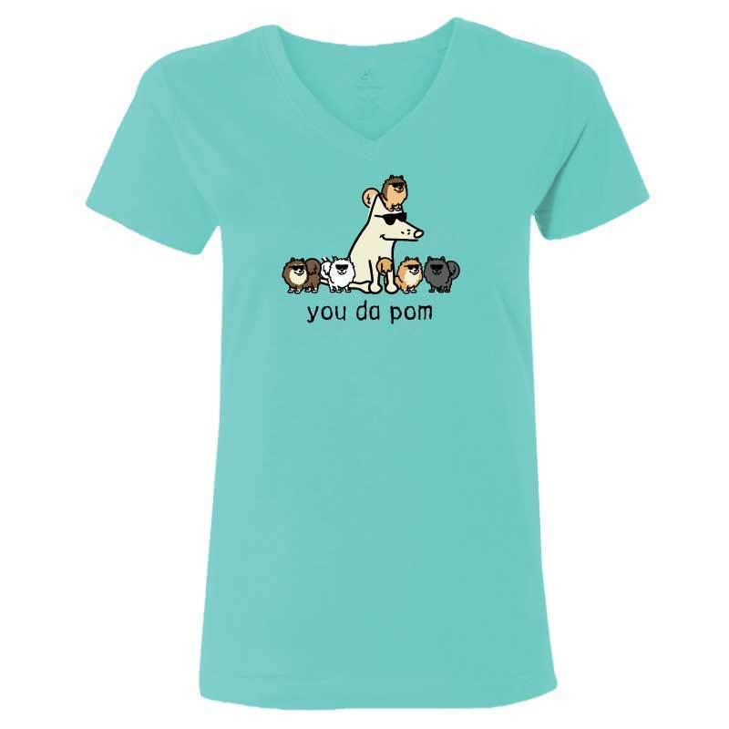 You Da Pom - Ladies T-Shirt V-Neck
